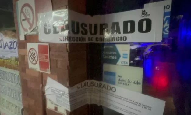 10 CANTINAS CLANDESTINA FUERON CLAUSURADOS ESTE PASADO FIN DE SEMANA