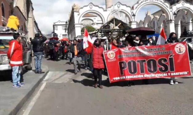 MAESTROS CONVOCAN MARCHA NACIONAL POR ALZA DE PRECIOS Y CRISIS ECONÓMICA