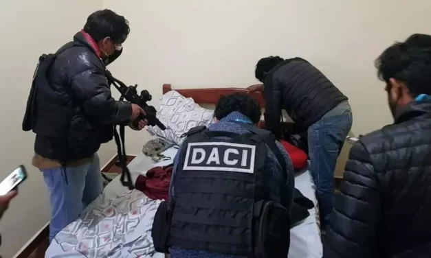 GRUPO DACI Y LA FELCC APREHENDIÓ A UNO DE LOS AUTORES DEL ROBO DE MÁS DEL MILLÓN DE BOLIVIANOS.