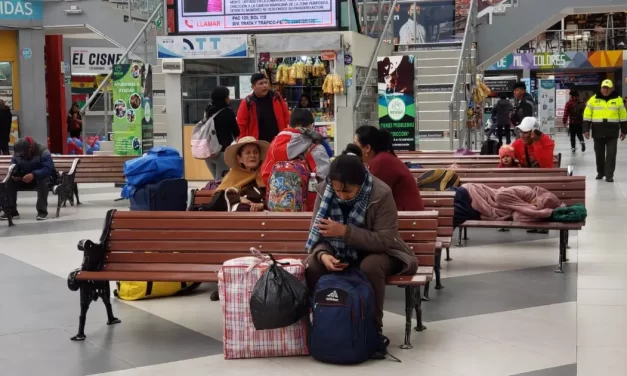 DISMINUYE AFLUENCIA DE VIAJEROS EN TERMINAL DE BUSES