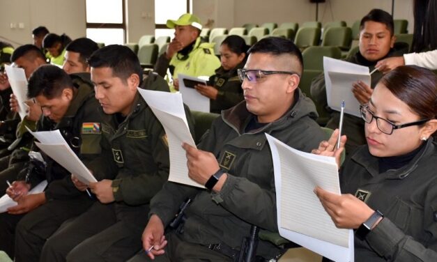 Policías de Potosí se capacitan en cadena de custodia electoral rumbo a las Elecciones Generales 2025