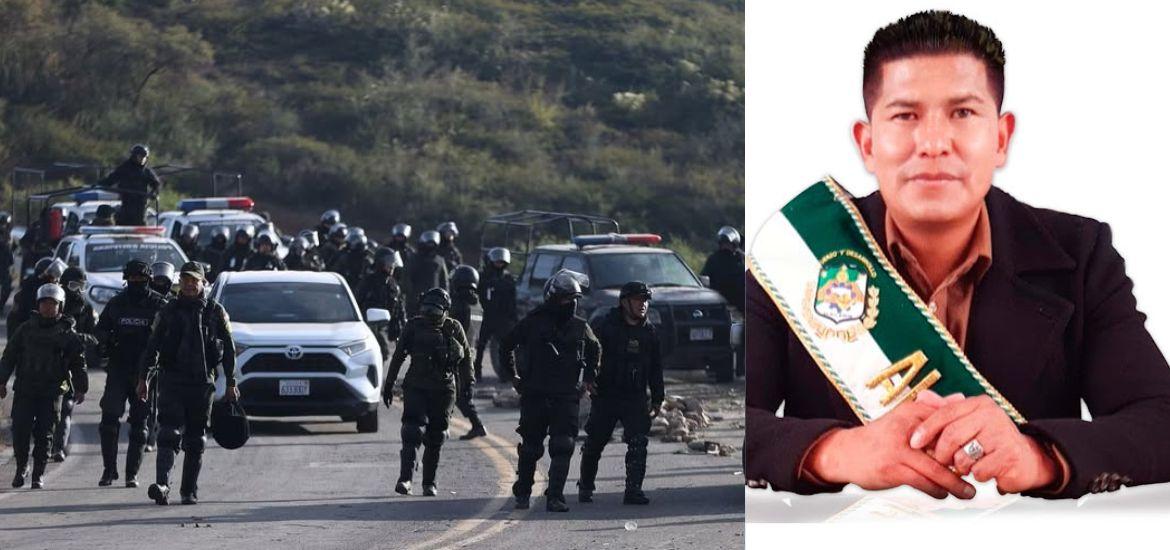 FISCALÍA CONFIRMA LA APREHENSIÓN DEL ALCALDE DE LLALLAGUA POR LA MUERTE DE POLICÍAS DURANTE BLOQUEOS