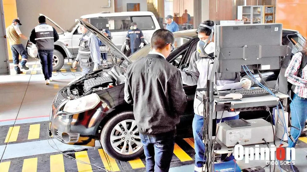 BAJA AFLUENCIA DE VEHÍCULOS EN PUNTOS DE INSPECCIÓN AMBIENTAL