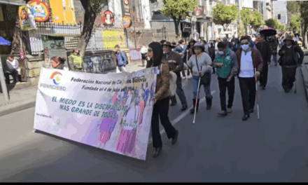 MARCHA POR LA INCLUSIÓN LABORAL DE PERSONAS CON DISCAPACIDAD