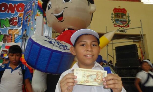 COMENZÓ EL PAGO DEL BONO JUANCITO PINTO PARA 183 MIL ESTUDIANTES DE POTOSÍ