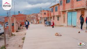 CONTINÚAN LOS TRABAJOS DE PAVIMENTO RÍGIDO EN POTOSÍ
