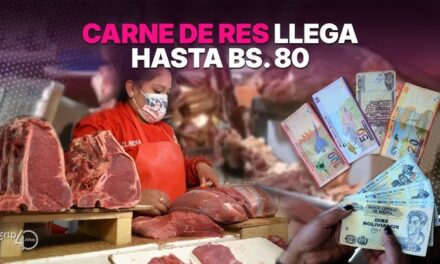 PRECIO DE LA CARNE DE RES LLEGA A BS 80 EL KILO