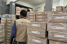 DESDE HOY COMIENZA LA DISTRIBUCIÓN DE LAS MALETAS ELECTORALES A LOS DISTINTOS RECINTOS