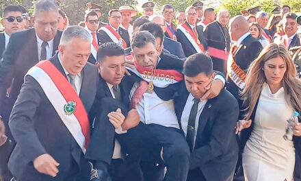PRESIDENTE DEL SENADO SE ENCUENTRA ESTABLE TRAS DESCOMPENSACIÓN EN ACTO EN TARIJA