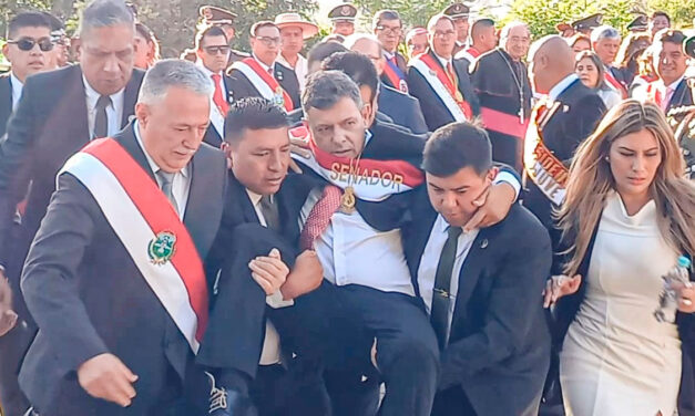 PRESIDENTE DEL SENADO SE ENCUENTRA ESTABLE TRAS DESCOMPENSACIÓN EN ACTO EN TARIJA