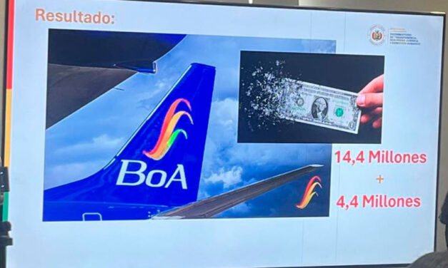 Detectan daño económico de Bs18 millones en BoA por la ruta a Cuba sin rentabilidad