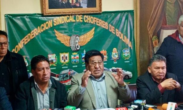Confederación de Choferes ratifica paro este martes y descarta diálogo previo con el Gobierno