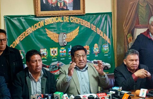 Confederación de Choferes ratifica paro este martes y descarta diálogo previo con el Gobierno