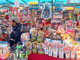 CHÓFERES RECHAZAN LA INSTALACIÓN DE LA FERIA DE LAS ALASITAS EN LA AVENIDA TINKUY