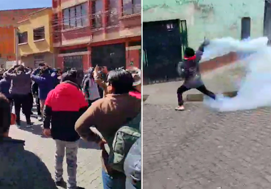 Dictan detención domiciliaria para siete personas por disturbios en la federación de choferes de El Alto