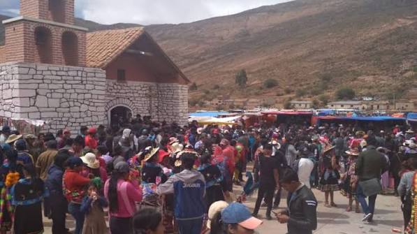POBLACIÓN DE YOCALLA SE ALISTA PARA ACOGER A PEREGRINOS Y TURISTAS EN LA LOCALIDAD DE LA PUERTA
