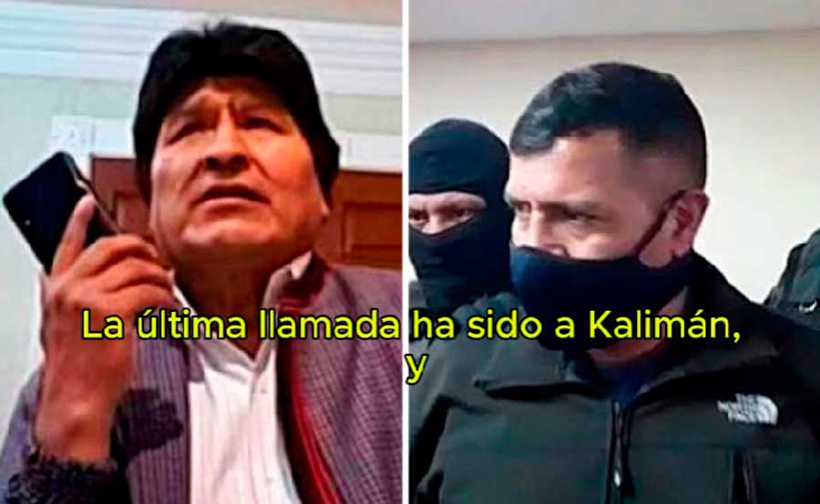 Revelan audio en que Evo Morales conversa con su exedecán recluido en San Pedro por violación