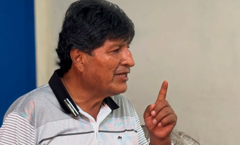 Evo denuncia “presión política” luego de que el nuevo comandante policial fijó como prioridad aprehenderlo