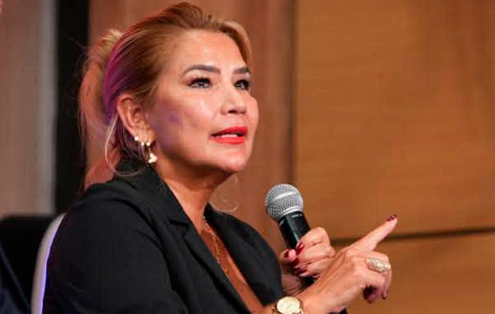 Jeanine Añez llama a movilizarse en demanda de seguridad y acciones contra la delincuencia